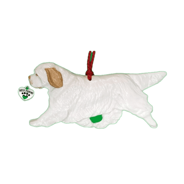 Clumber Spaniel-Dog-Ornament-Heart