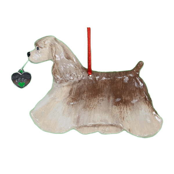 Cocker Spaniel Ascob Ornament1200
