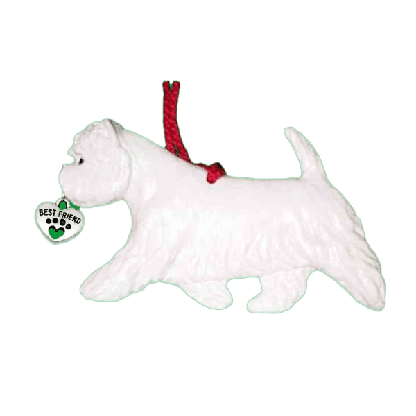 Westtie Ornament-Dog-Ornament-Heart