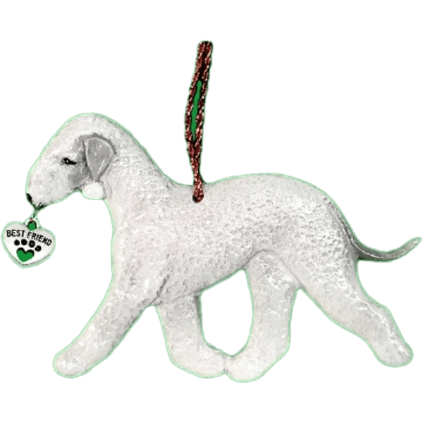 Bedlington-Blue--Terrier-Dog-Ornament-Heart