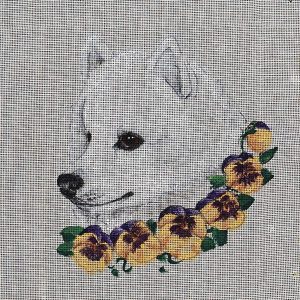 American Eskimo Needlepoint Kit