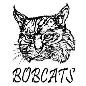 Bobcats Mascot with Lettering