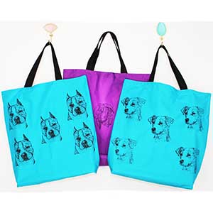 Dog/ Animal Print Totes