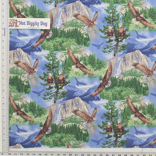 Eagles Forest Print Fabric - (64) - Image 2