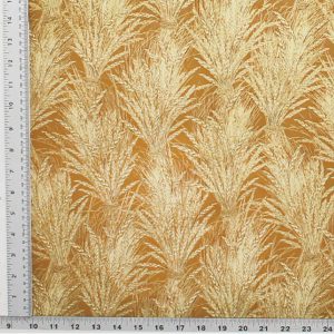Golden Grass Print Fabric - (81)