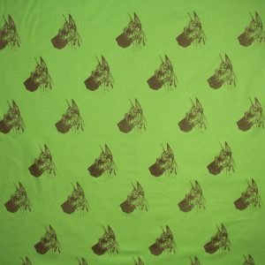 Great Dane Fabric Green 24"X44" Great Dane $12.50