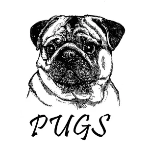 Pugs with Lettering1